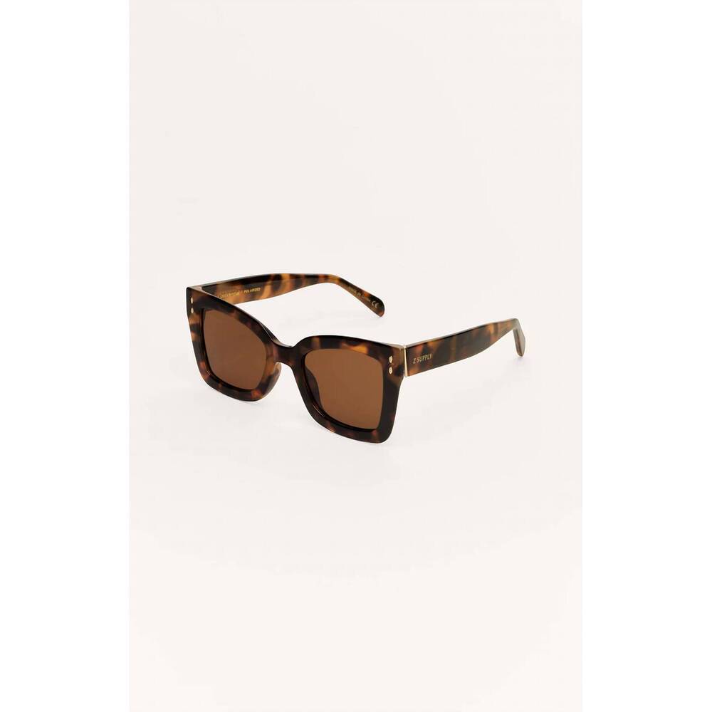 NEW Z SUPPLY confidential sunglasses in tortoise brown